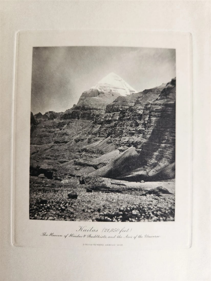 1906 WESTERN TIBET AND BRITISH BORDERLAND antique ILLUSTRATED - 7