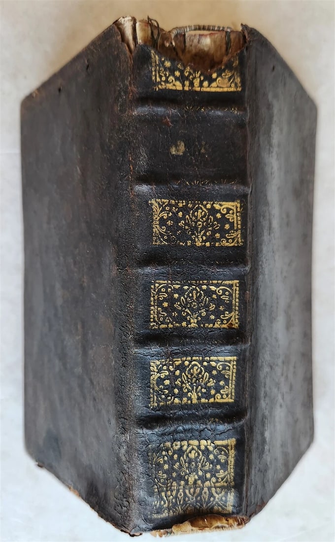 1726 HISTORY of FRANCE ILLUSTRATED w/ PORTRAITS of FRENCH KINGS S antique - 2