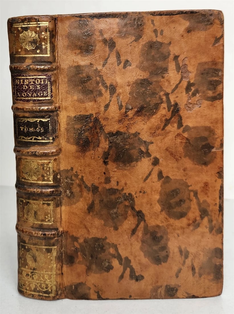 1766 HISTOIRE des VOYAGES VOL. 65 antique illustrated TRAVELS to INDONESIA - 3