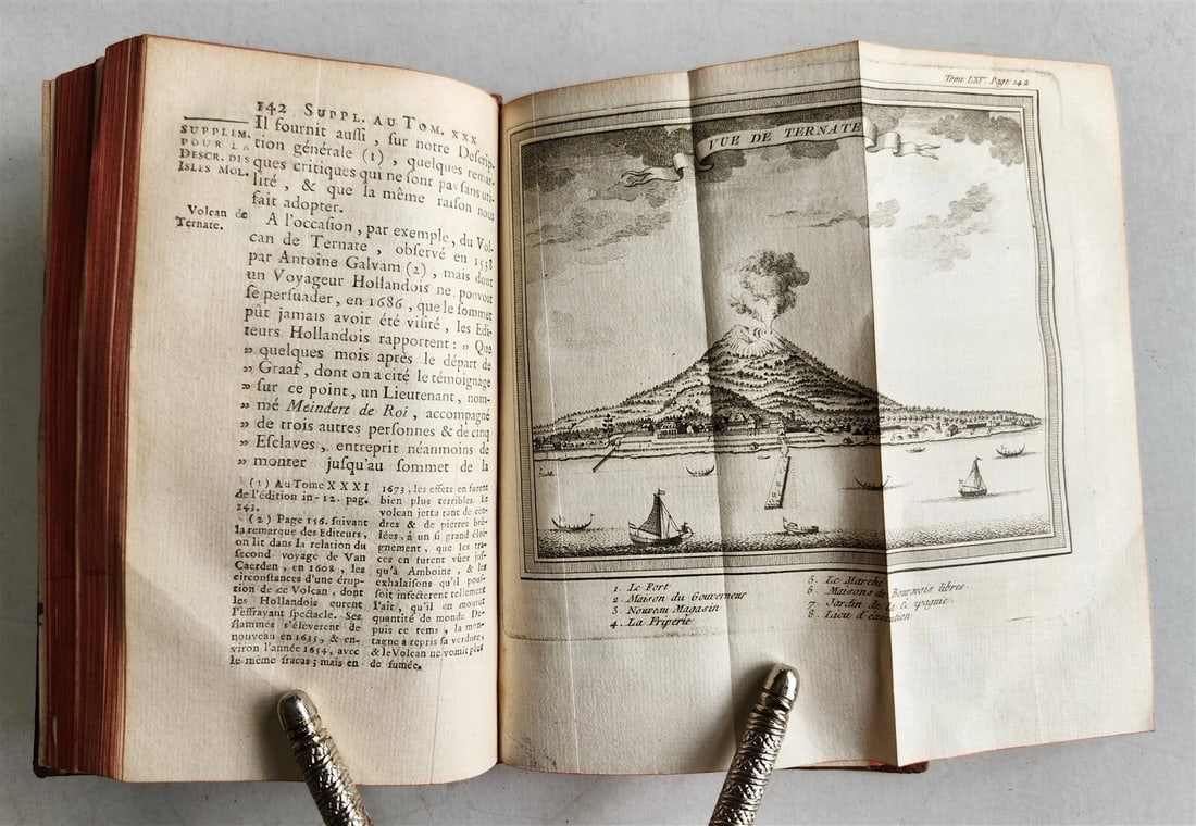 1766 HISTOIRE des VOYAGES VOL. 65 antique illustrated TRAVELS to INDONESIA - 6