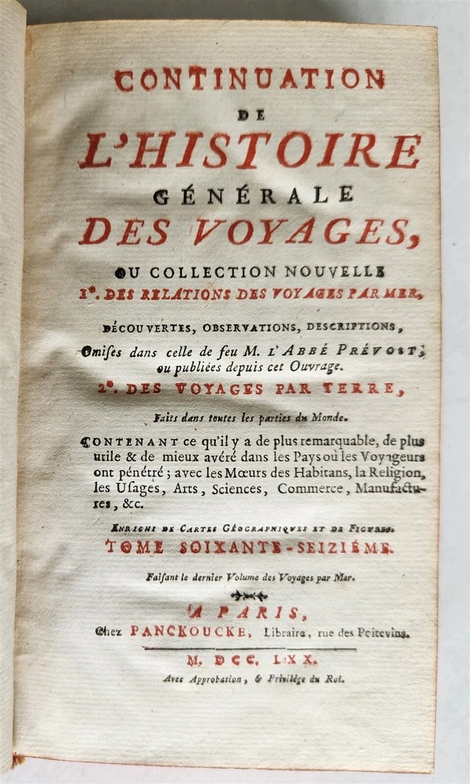 1770 HISTOIRE des VOYAGES VOL. 76 antique illustrated TRAVELS to SWEDEN - 2
