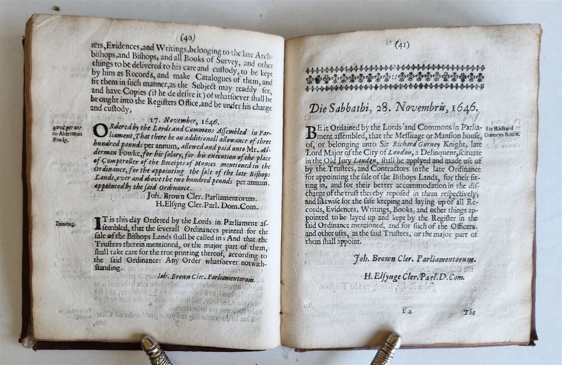 1648 ORDINANCES of the LORDS & COMMONS in PARLIAMENT antique in ENGLISH - 4