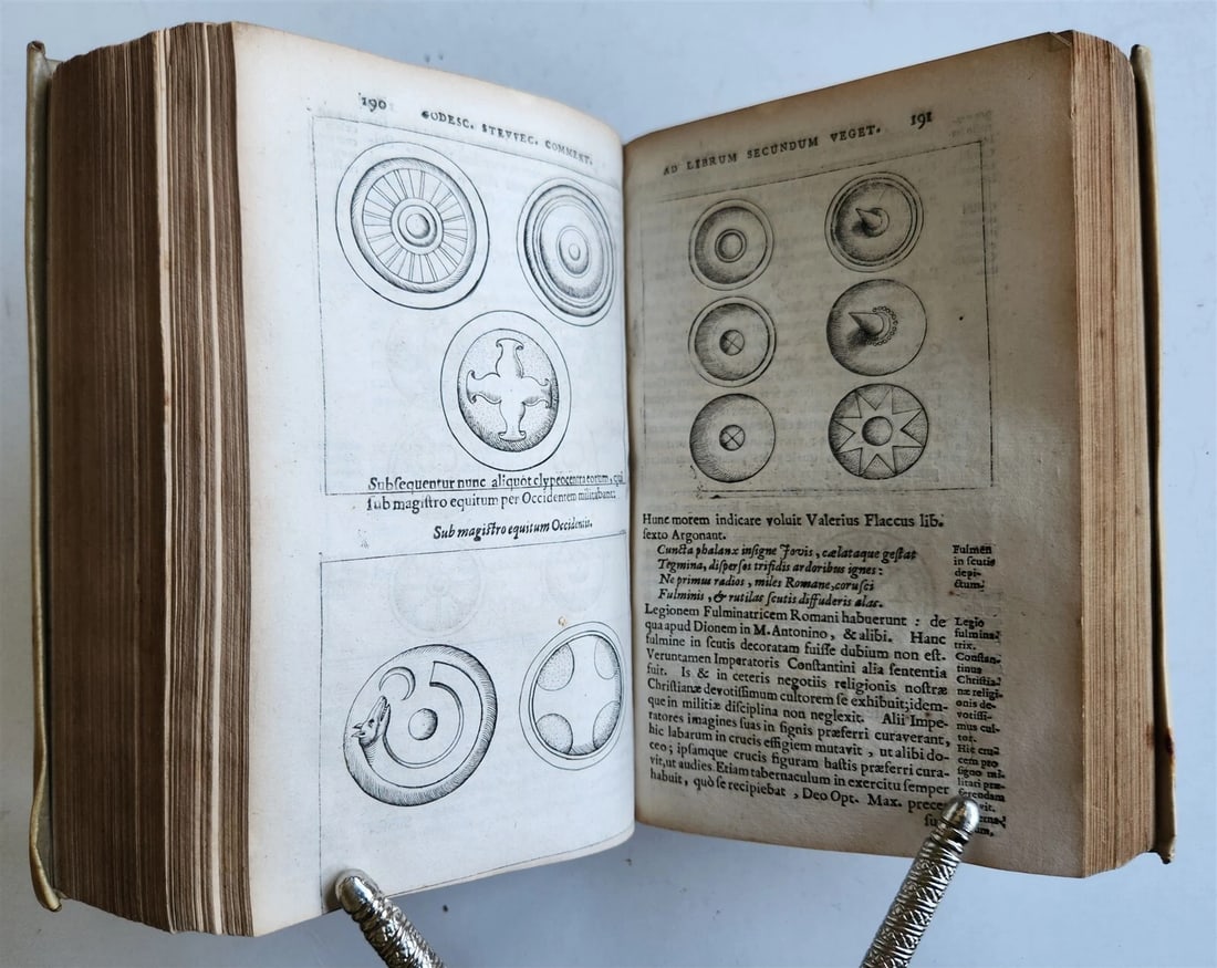 1670 MILITARY HISTORY ILLUSTRATED antique VELLUM BOUND - 7