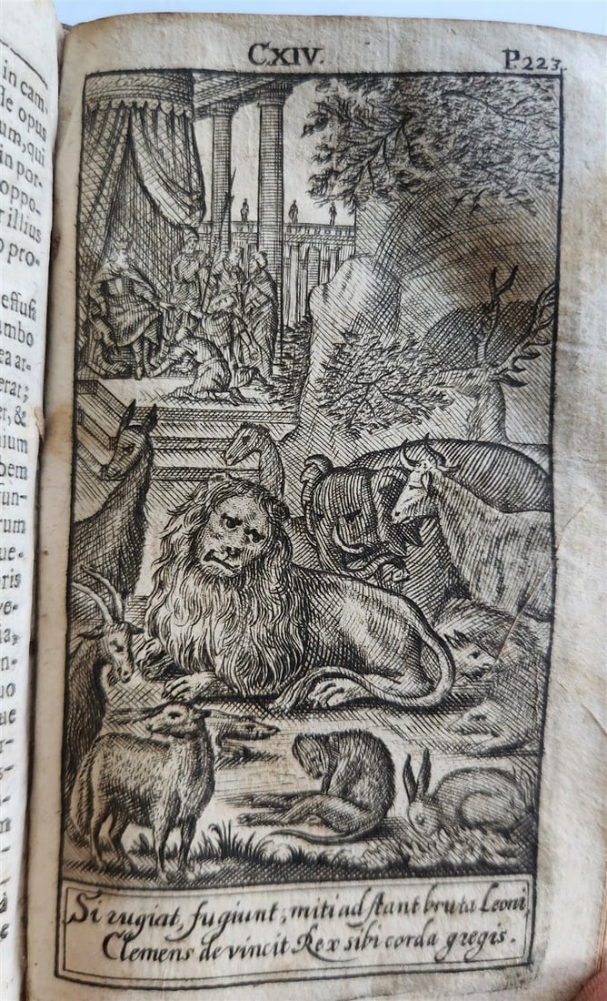 1724 ILLUSTRATED POLITICAL NOVEL antique Joannis Barclaii Argenis - 13