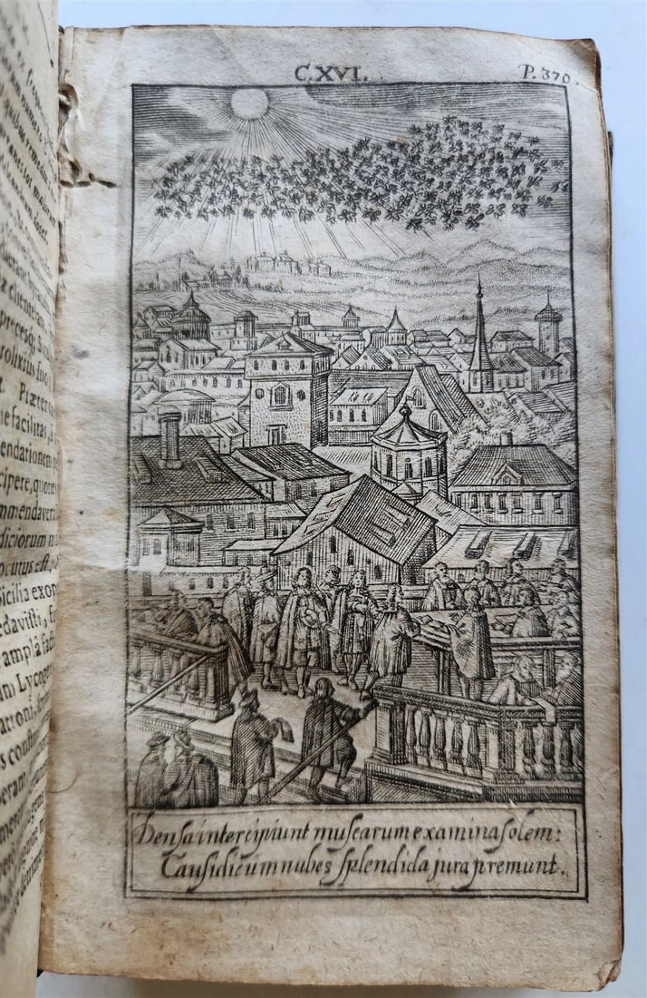 1724 ILLUSTRATED POLITICAL NOVEL antique Joannis Barclaii Argenis - 15