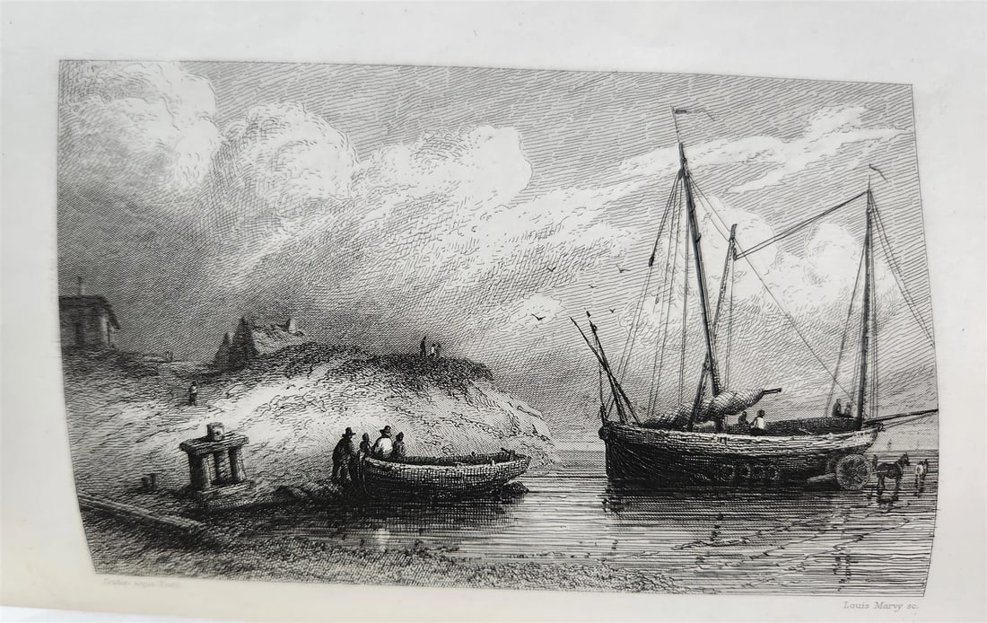 1844 MARINES HISTORY ILLUSTRATED antique LA MARINE King of Hanover PROVENANCE - 20