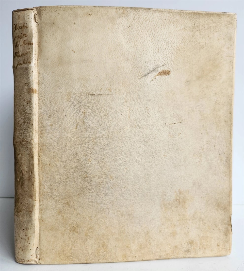 1734 PROSE SACRE antique vellum bound in ITALIAN - 2