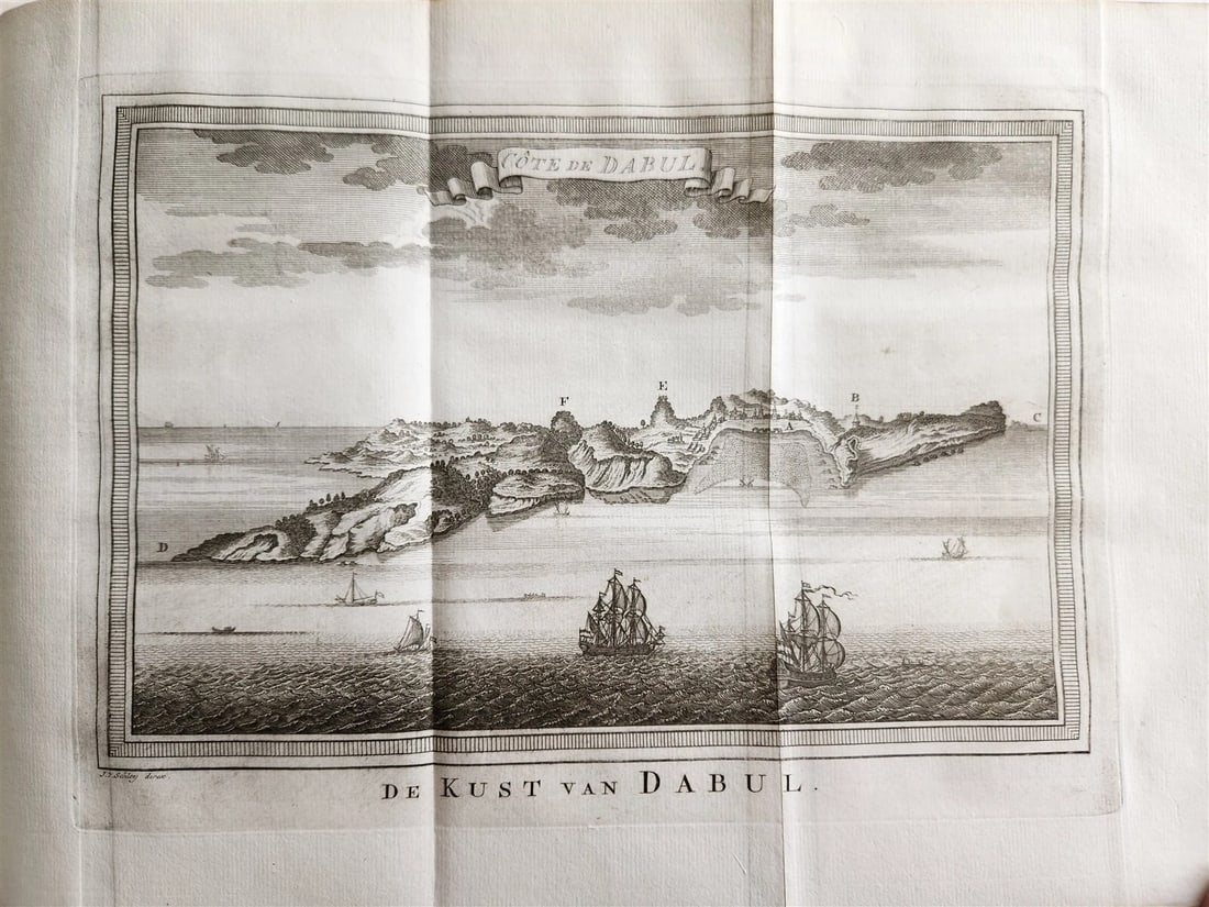 1755 TRAVELS TO INDIA antique Histoire generale des voyages vol. 13 ILLUSTRATED - 17