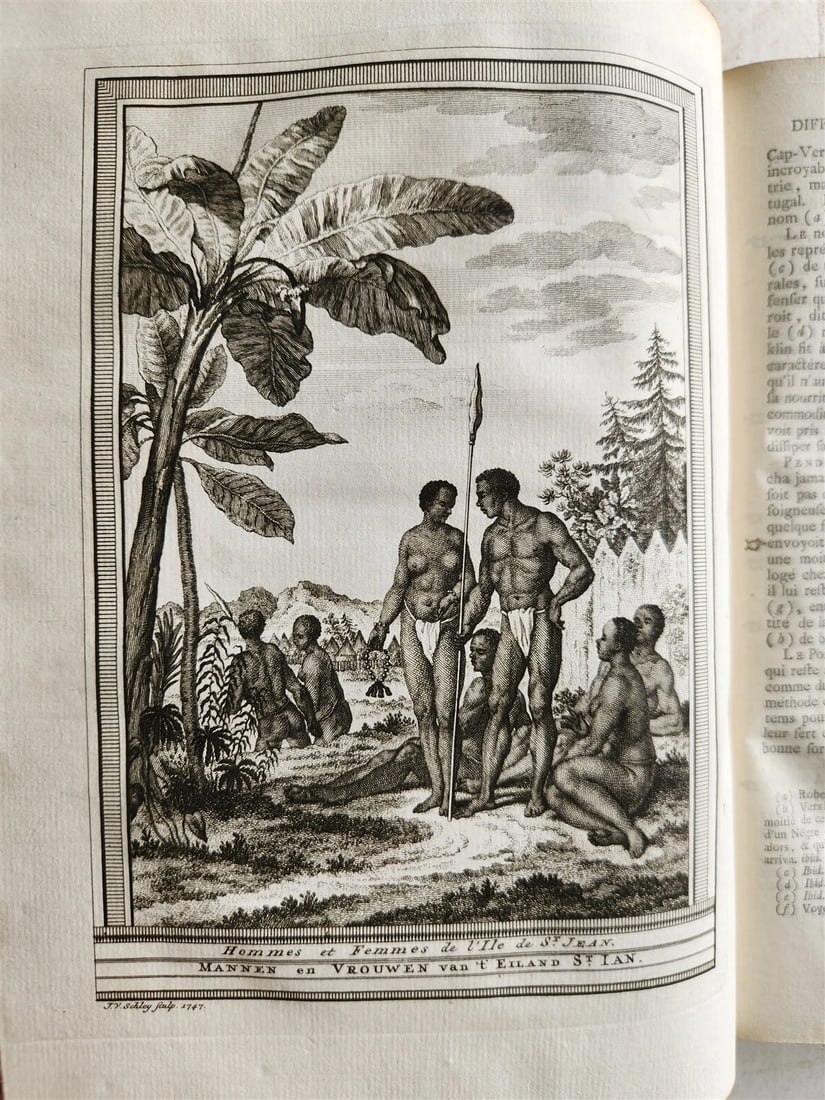 1747 TRAVELS TO AFRICA antique Histoire generale des voyages vol. 3 ILLUSTRATED - 9