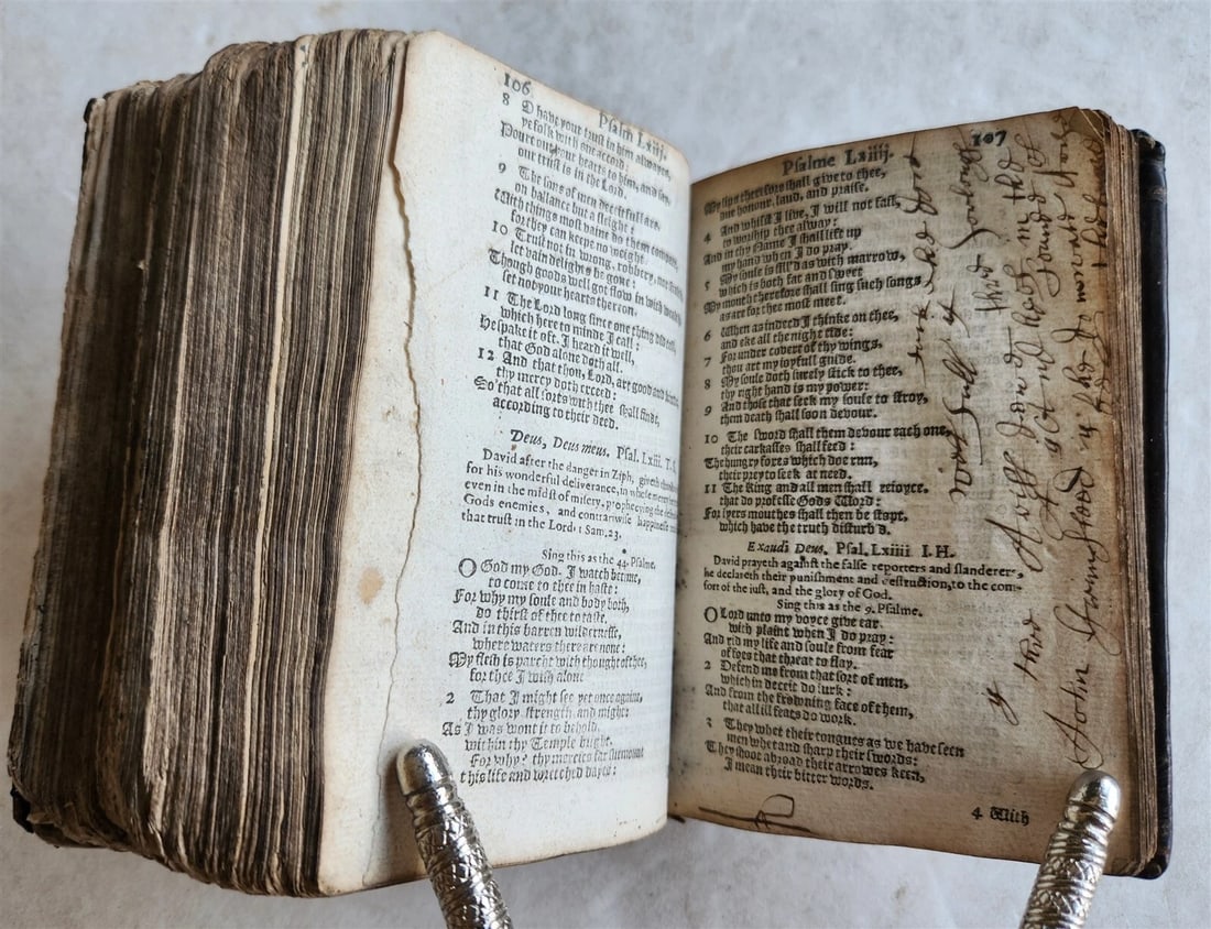 1641 BIBLE in ENGLISH antique New Testament LONDON BARKER & assigns of JOHN BILL - 9