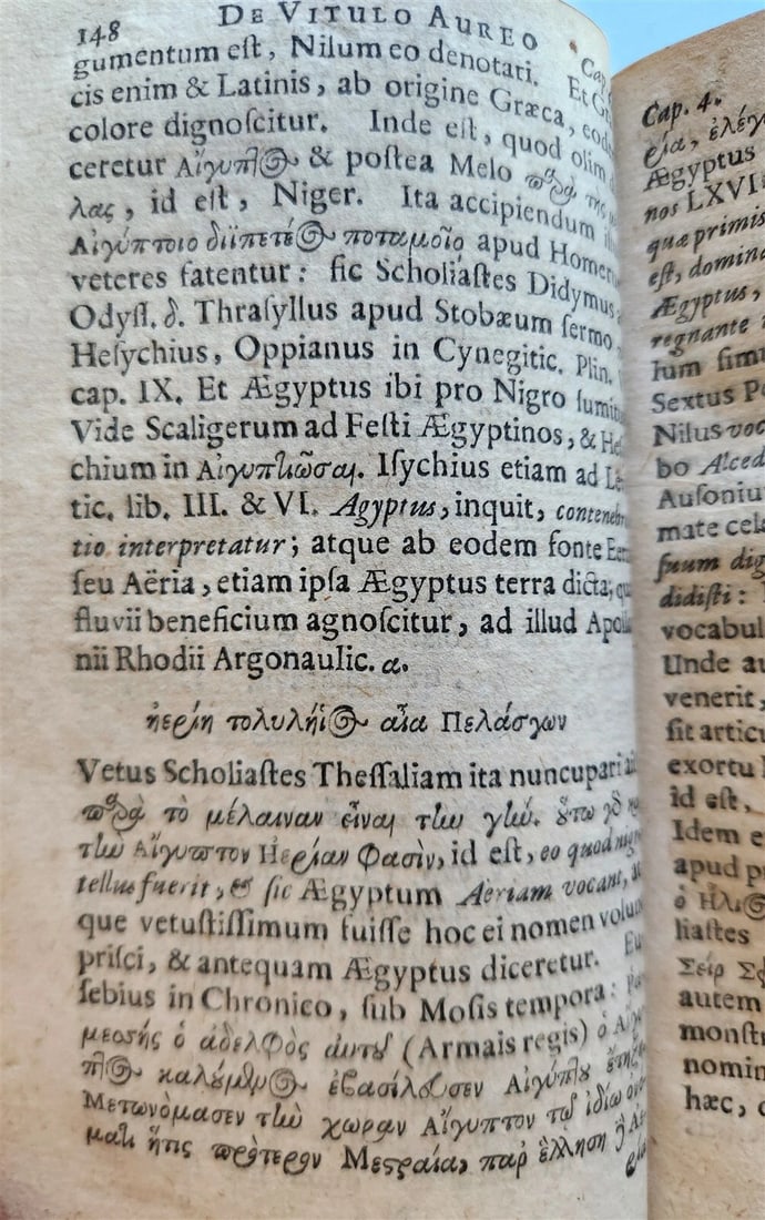 1672 ORIENTAL RELIGIONS TREATISE by JOHN SELDEN antique VELLUM BOUND - 9