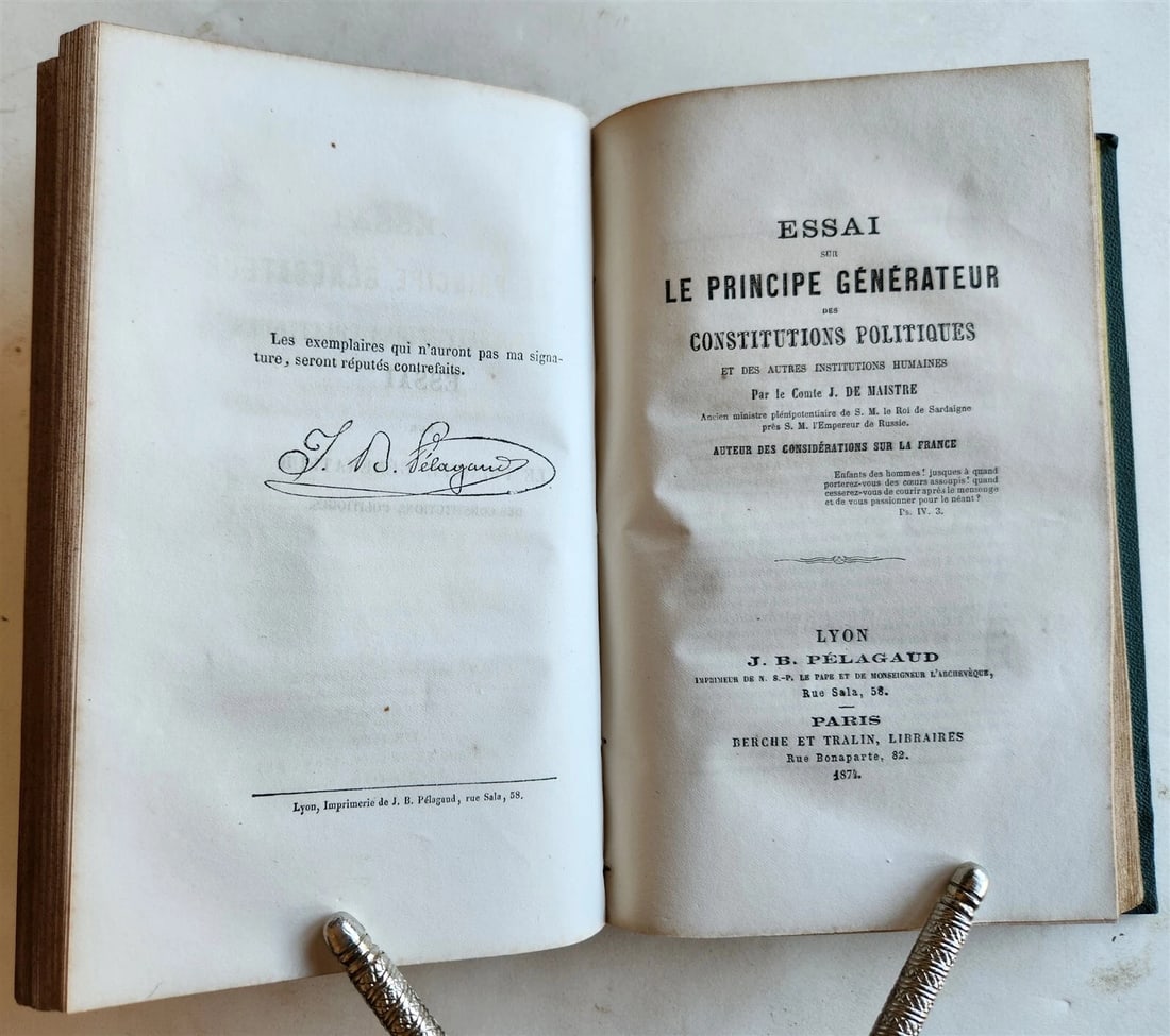 1874 LETTERS to RUSSIAN GENTLEMAN on SPANISH INQUISITION antique - 7