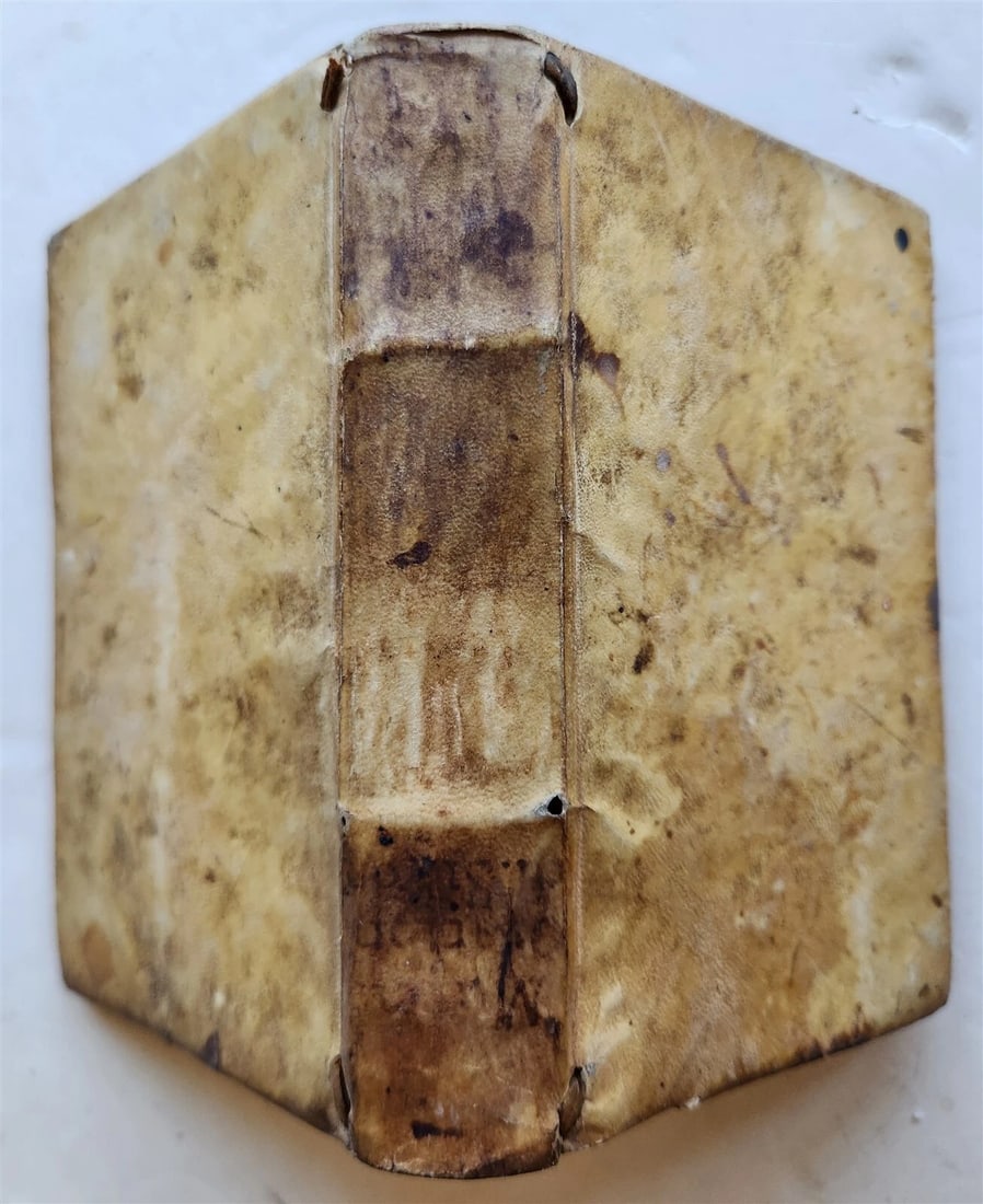 1618 SPEECHES LETTERS & POEMS by Marc-Antoine Muret antique VELLUM BINDING - 2