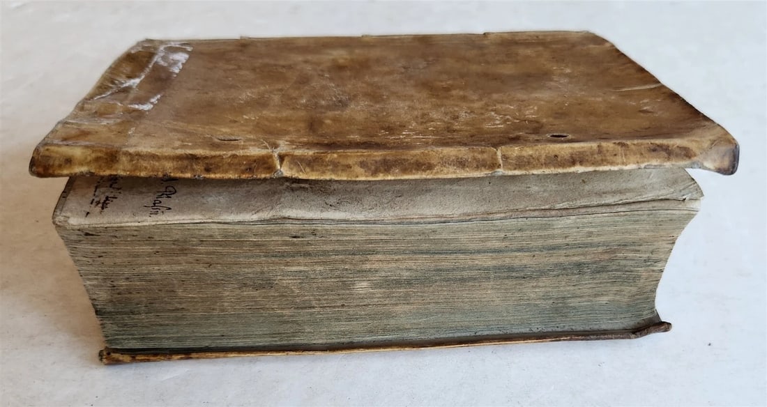 1558 HISTORY of REFORMATION by Johannes Sleidanus antique VELLUM BINDING - 3