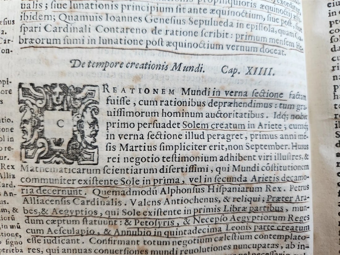 1599 THEOLOGICAL MATHEMATICAL NATURAL WORK AGAINST JEWS HERETICS antique VELLUM - 11