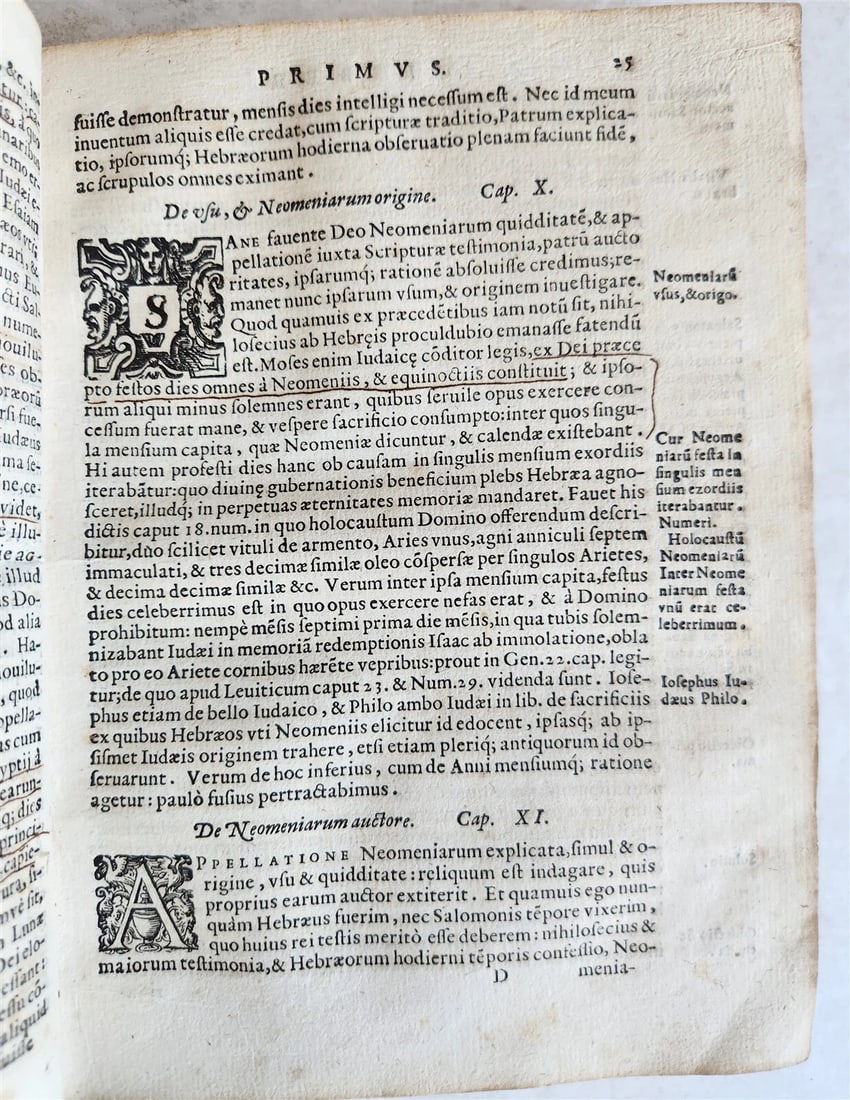 1599 THEOLOGICAL MATHEMATICAL NATURAL WORK AGAINST JEWS HERETICS antique VELLUM - 4