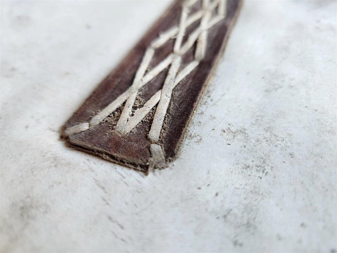 16th-17th CENTURY LARGE FOLIO BINDING antique VELLUM 10 by 17 inches - 2