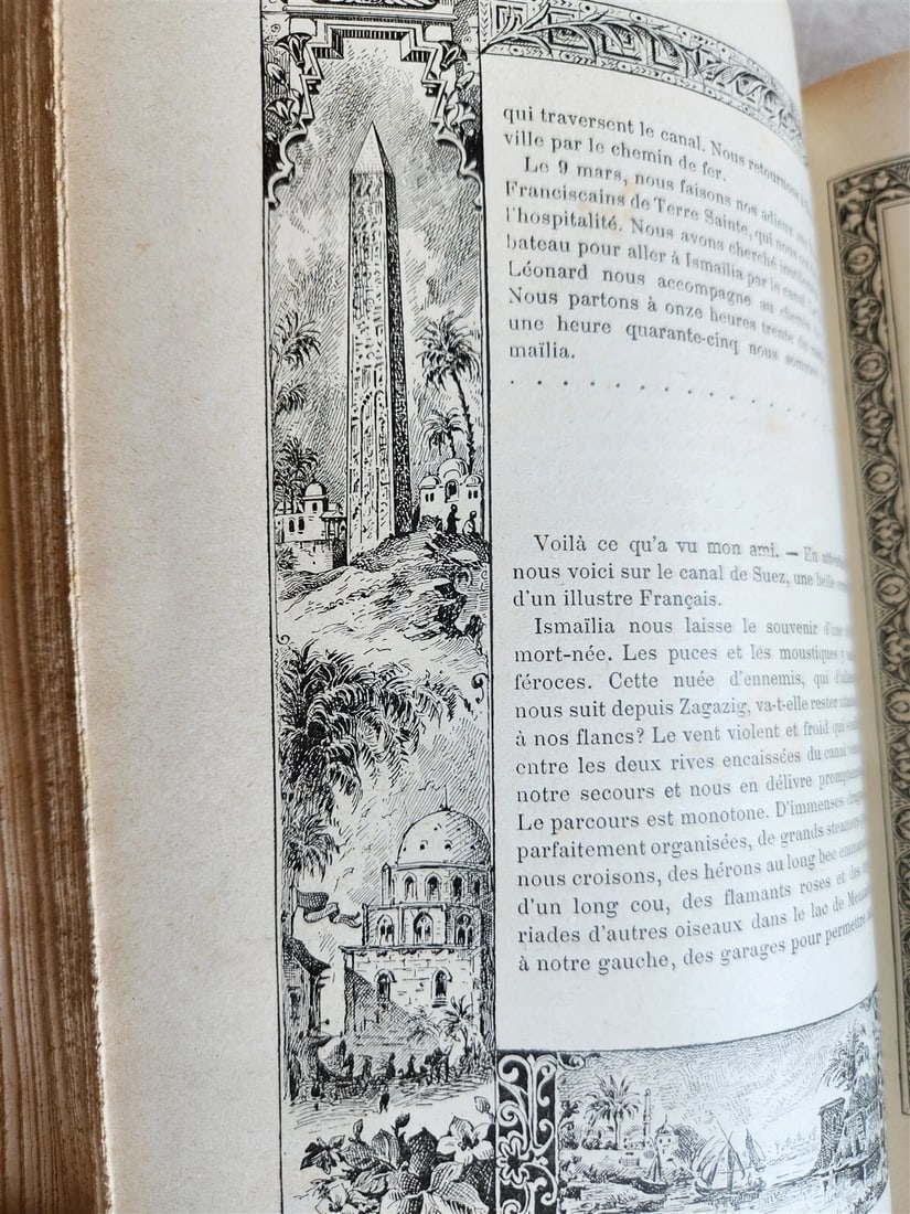 1889 NOTRE VOYAGE AUX PAYS BIBLIQUES 2v antique ASIA MINOR SYRIA EGYPT PALESTINE - 13
