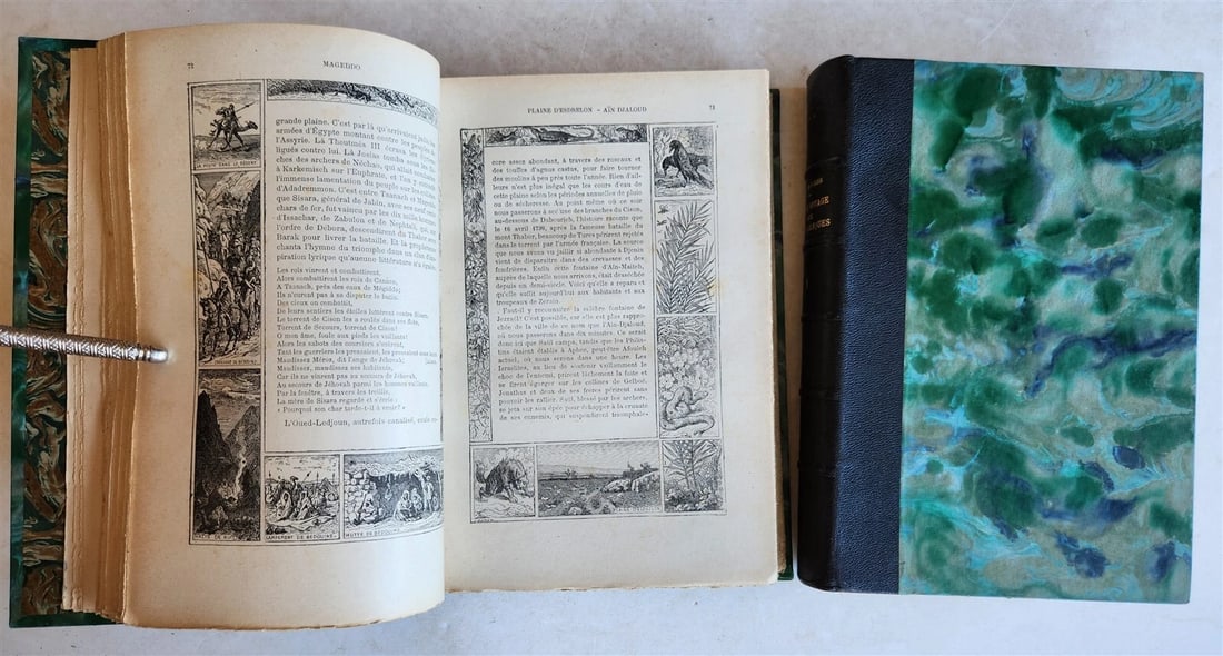 1889 NOTRE VOYAGE AUX PAYS BIBLIQUES 2v antique ASIA MINOR SYRIA EGYPT PALESTINE - 3