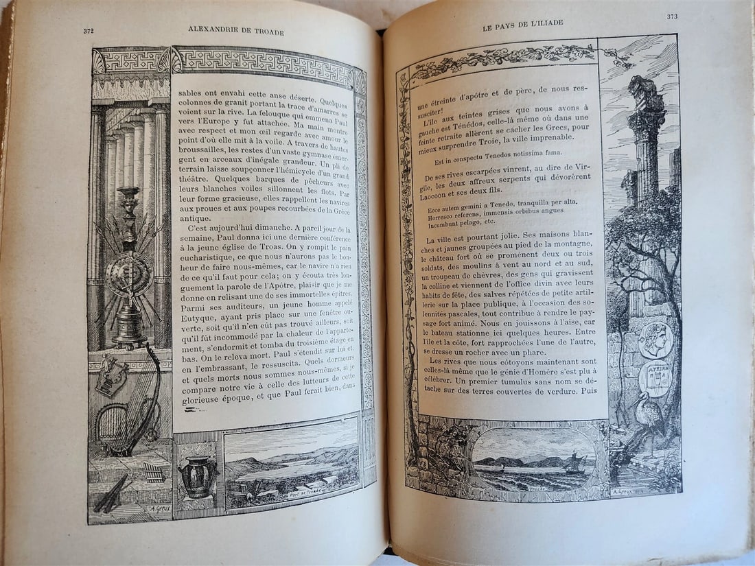 1889 NOTRE VOYAGE AUX PAYS BIBLIQUES 2v antique ASIA MINOR SYRIA EGYPT PALESTINE - 6