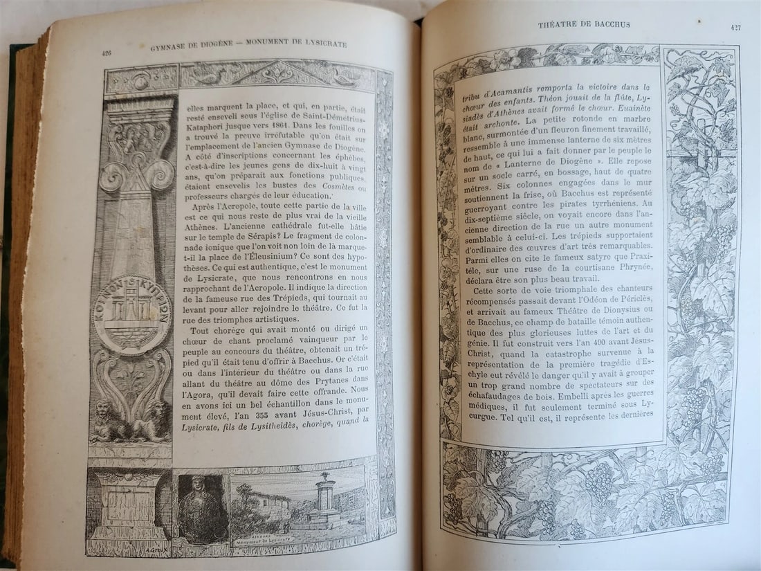 1889 NOTRE VOYAGE AUX PAYS BIBLIQUES 2v antique ASIA MINOR SYRIA EGYPT PALESTINE - 7