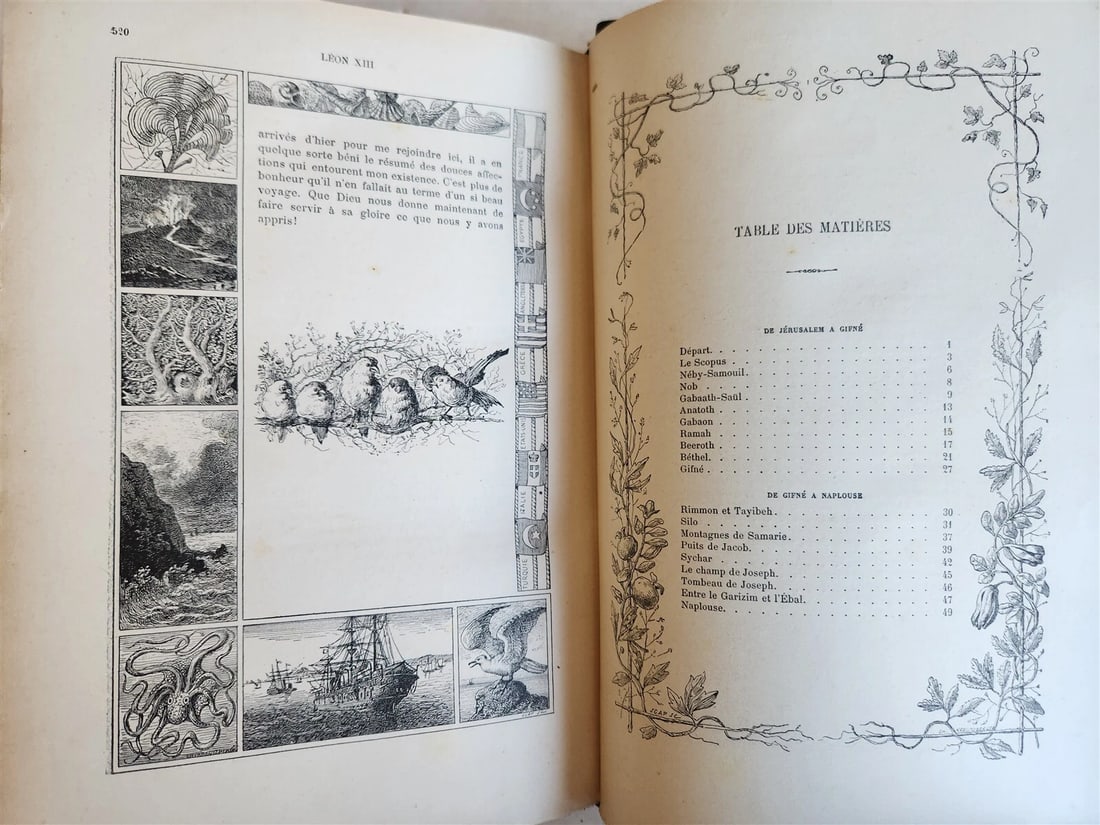 1889 NOTRE VOYAGE AUX PAYS BIBLIQUES 2v antique ASIA MINOR SYRIA EGYPT PALESTINE - 8