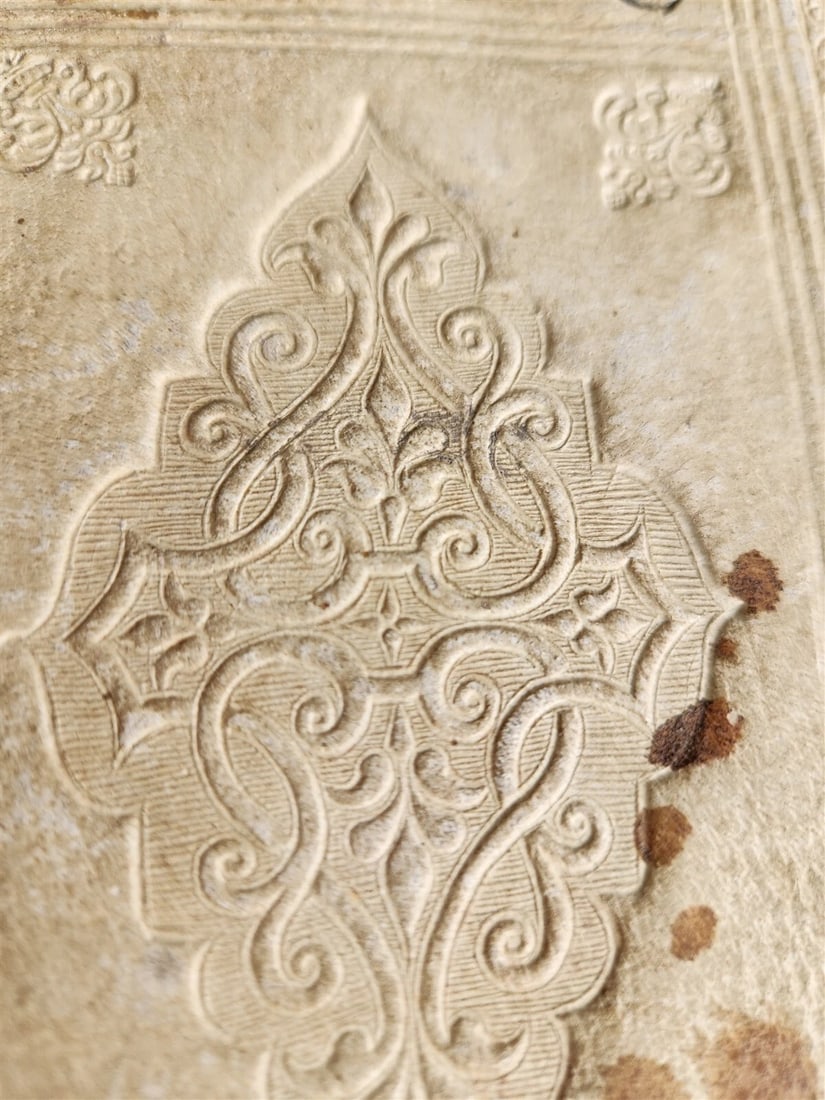 1595 LAW BOOK by Spanish jurist Vasquez de Menchaca antique PIGSKIN BINDING - 4