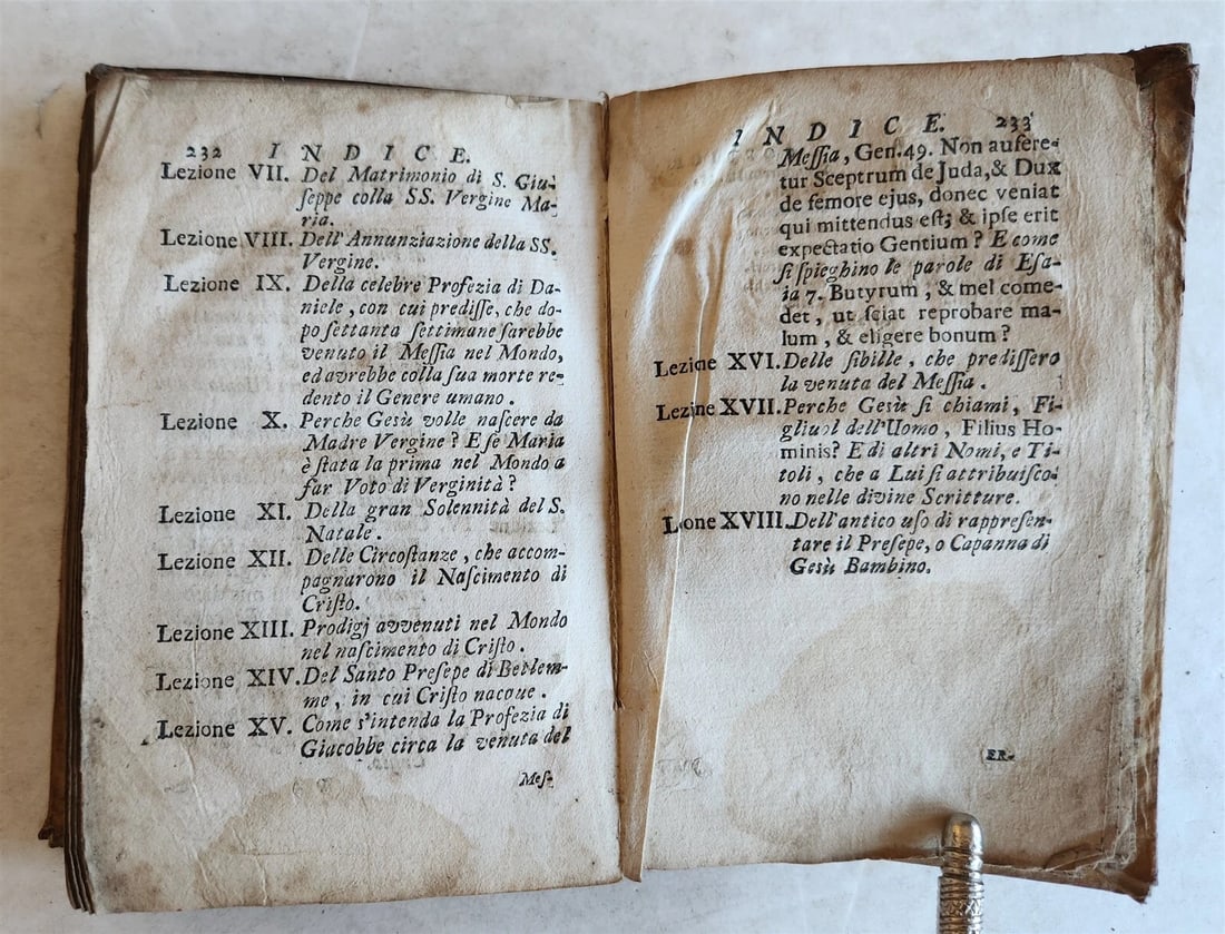 1737 L'AMOR DE CUORI GESU BAMBINIO by S. NATALE antique in ITALIAN vellum bound - 7