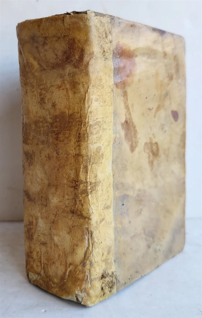 1633 WORLD'S HISTORY by H. Turselin antique in FRENCH vellum bound - 3