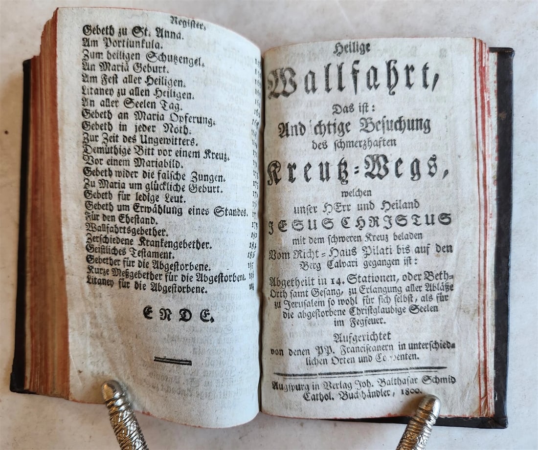 1795 HEILSAME MYRRHENGARTEN antique in GERMAN - 7