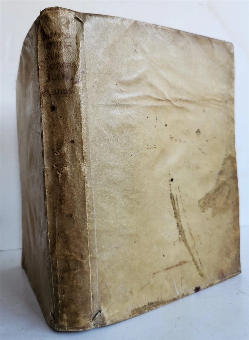 18th cent. MANUSCRIPT ROMAN LAW BOOK Institutiones Juris Civilis VELLUM antique - 2