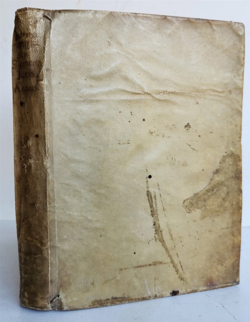 18th cent. MANUSCRIPT ROMAN LAW BOOK Institutiones Juris Civilis VELLUM antique - 4