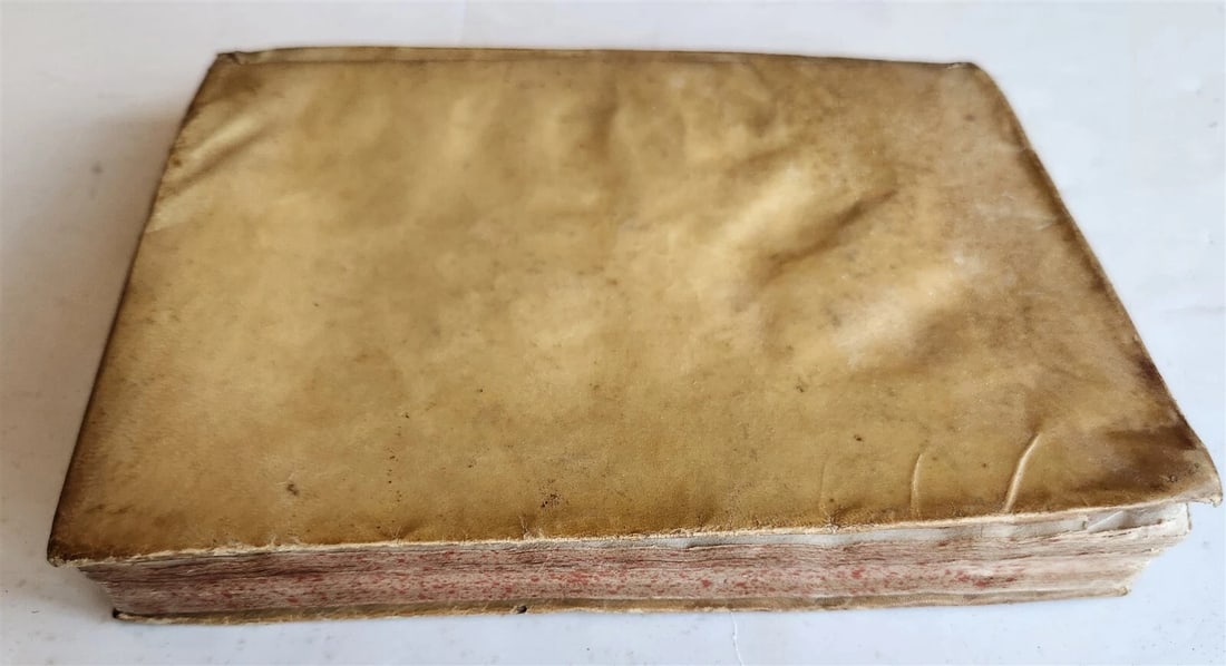 18th cent. MANUSCRIPT ROMAN LAW BOOK Institutiones Juris Civilis VELLUM antique - 5