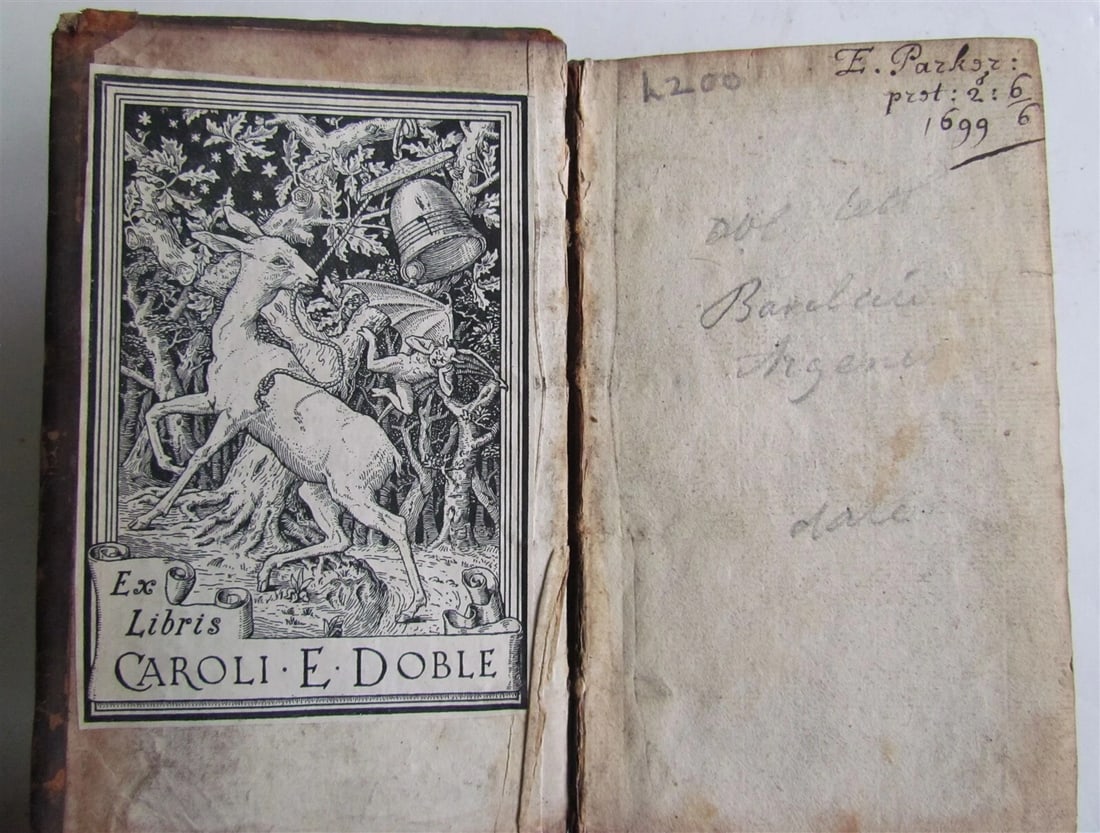 1671 ARGENIS by John Barclay VELLUM BINDING ANTIQUE Scotland ELZEVIER PRESS - 3