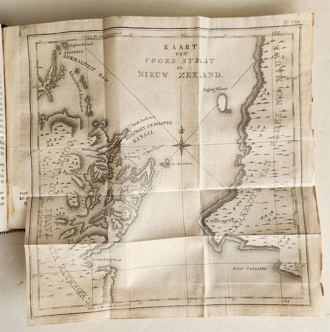 1795-1803 VOYAGE of CAPTAIN COOK 13 vols DUTCH ILLUSTRATED antique MAPS PLATES - 5