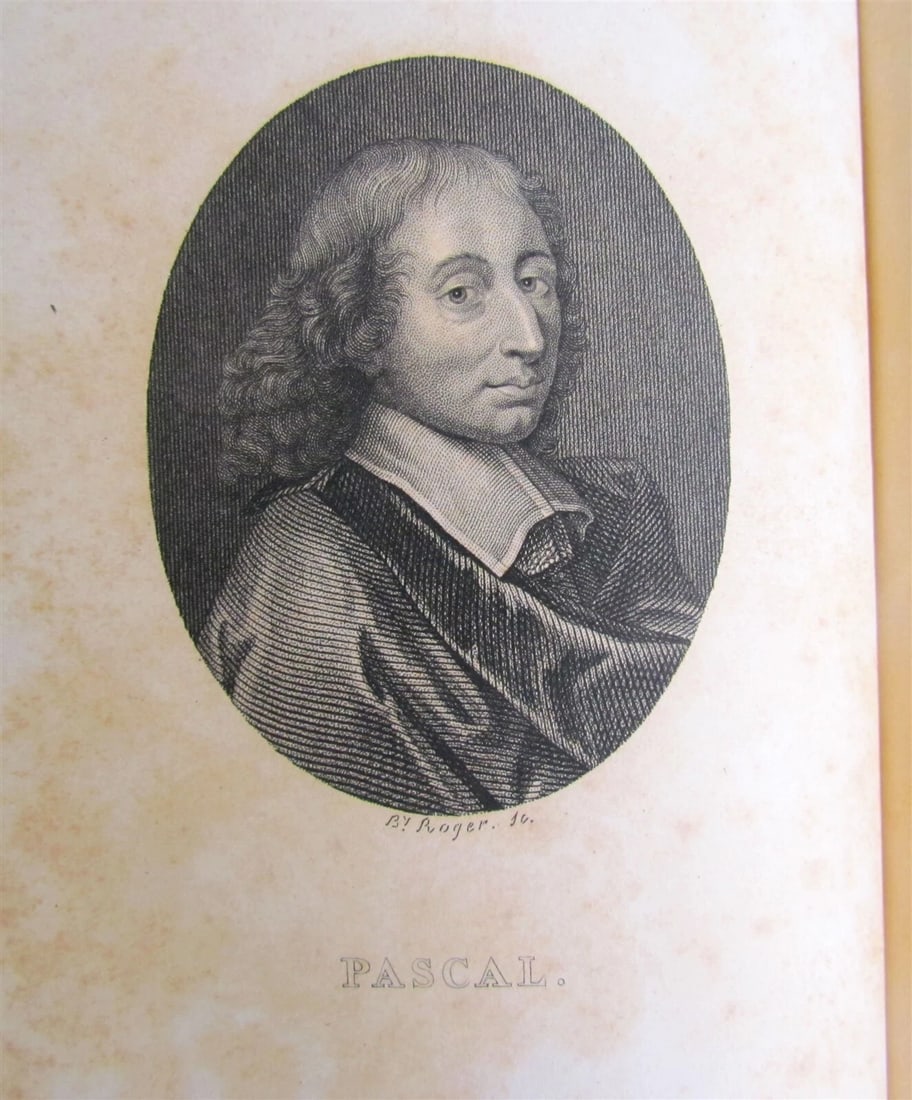 1839 LES PENSEES DE BLAISE PASCAL antique - 3