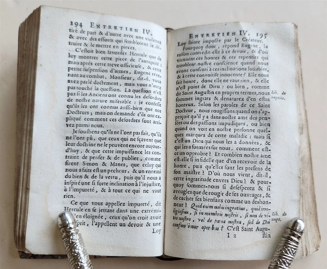 1683 THEOLOGICAL CONVERSATIONS w/ WISE MEN of the WORLD antique in FRENCH - 7