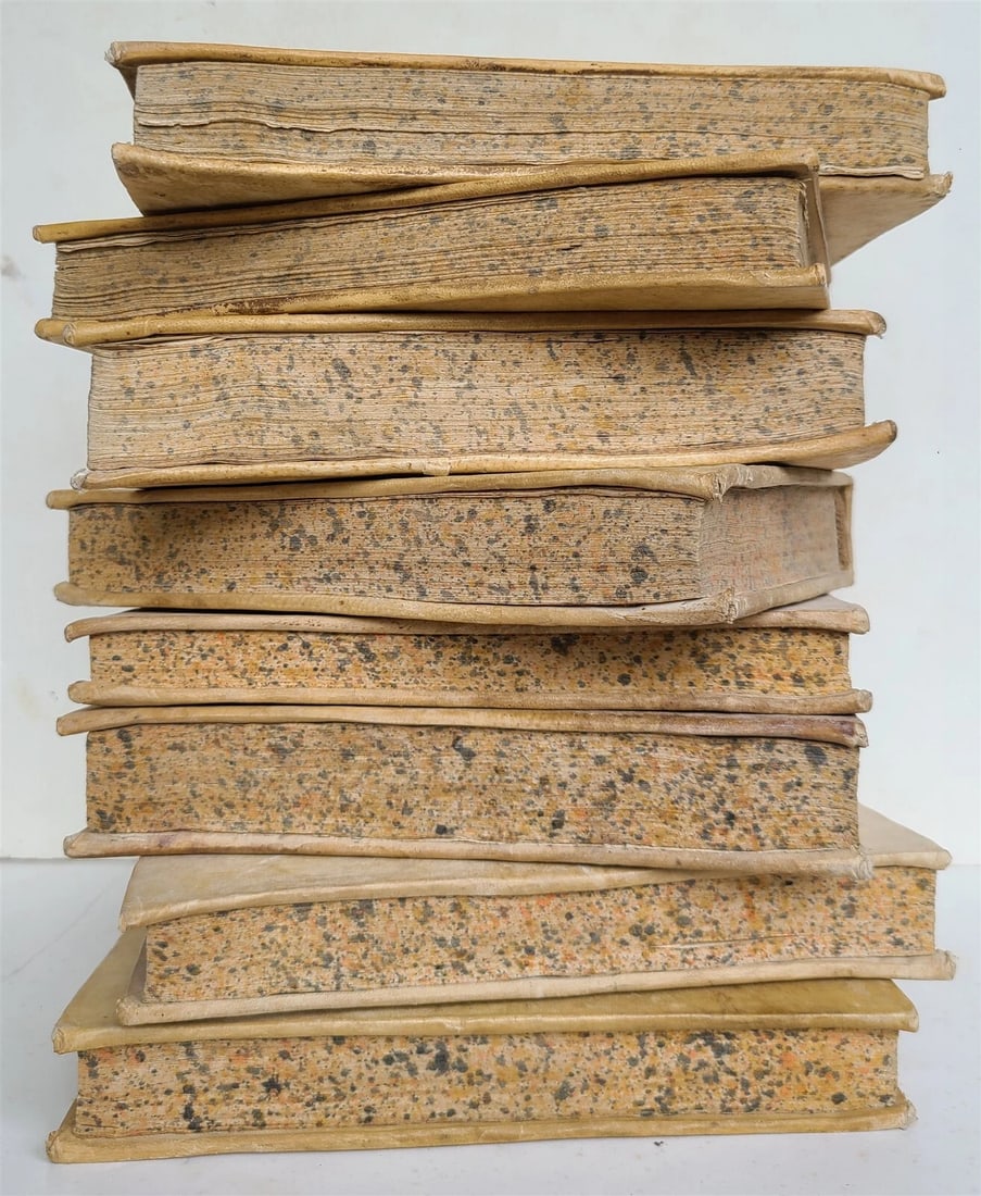 1780-82 ORIGIIN & NATURE of CIVIL SOCIETY & GOVERNMENT antique 8 VOLUMES vellum - 5