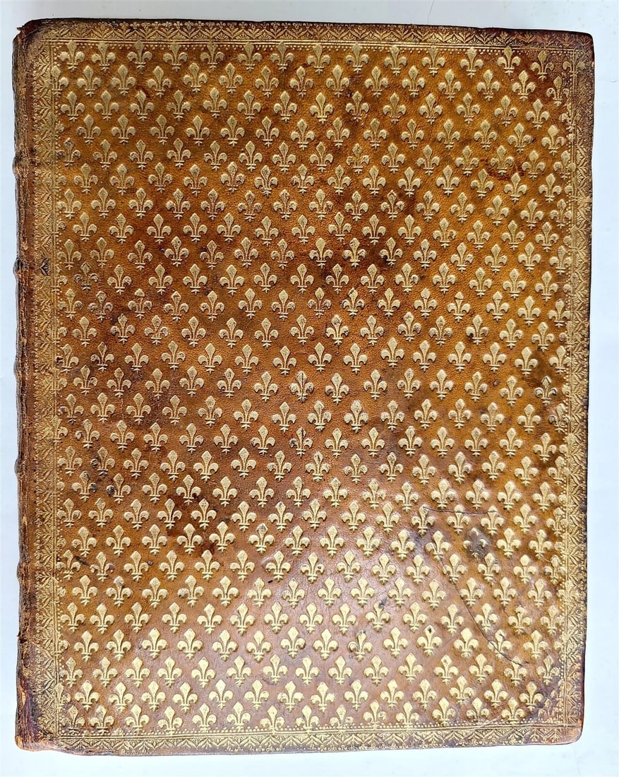 1661 AMAZING BINDING MORAL & POLITICAL MAXIMS by J.P. de la Serre FRENCH antique - 2