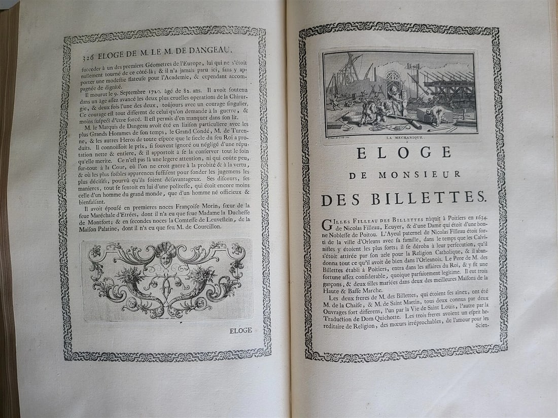 1728 Bernard Le Bovier de Fontenelle WORKS 3 FOLIO VOLUMES ILLUSTRATED antique - 17