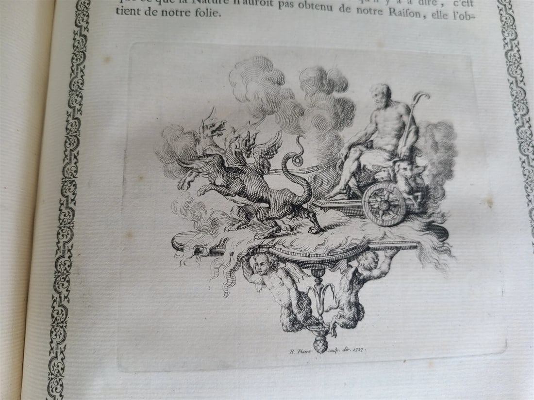 1728 Bernard Le Bovier de Fontenelle WORKS 3 FOLIO VOLUMES ILLUSTRATED antique - 7