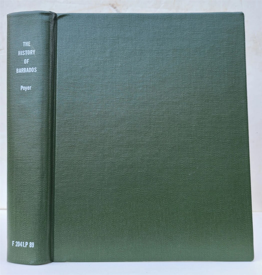 1808 HISTORY of BARBADOS from 1605 to 1801 by John POYER antique RARE - 2