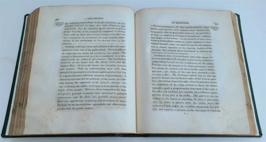 1808 HISTORY of BARBADOS from 1605 to 1801 by John POYER antique RARE - 4