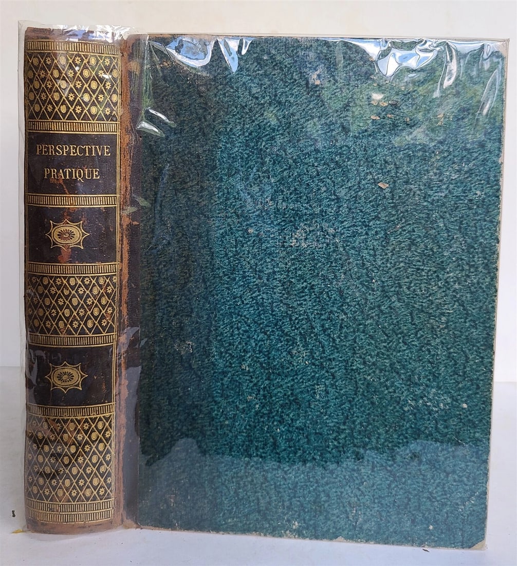 1799 ELEMENTS of PRACTICAL PERPECTIVE for ARTISTS ILLUSTRATED antique in French - 2