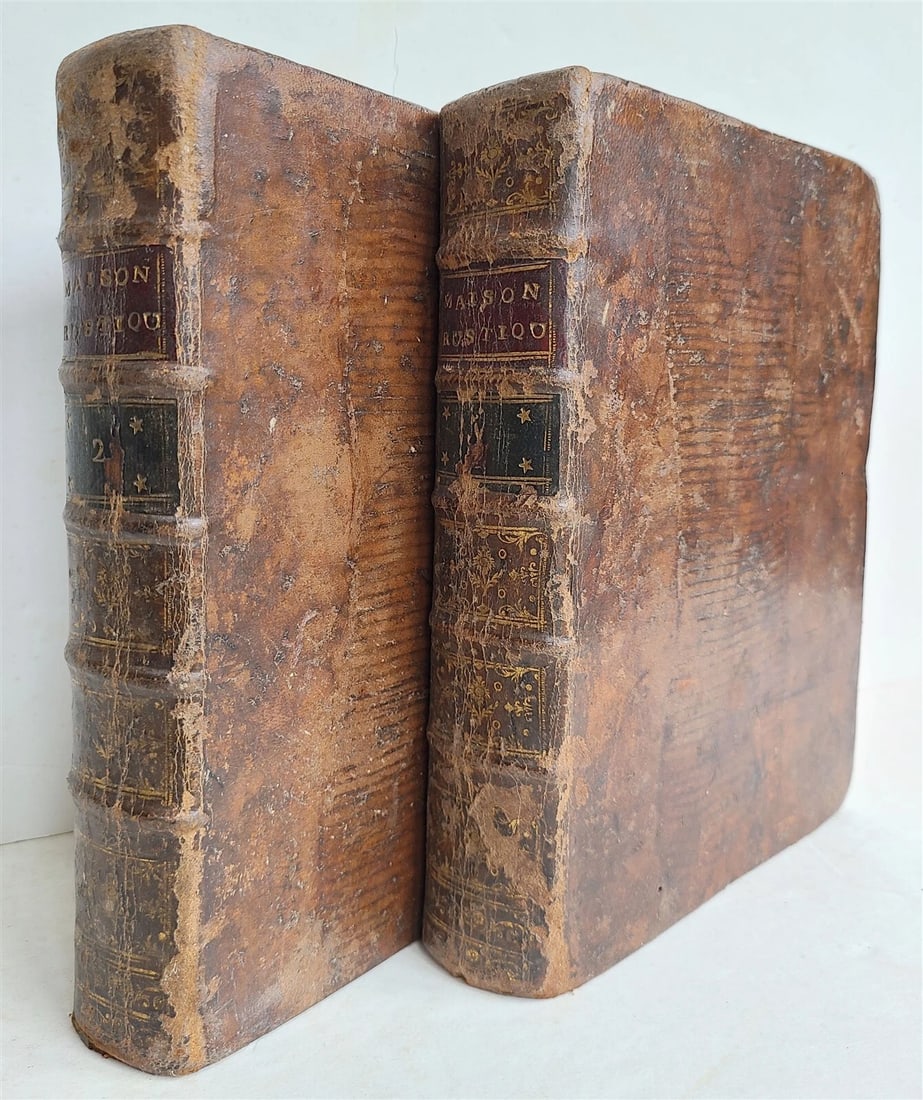 1777 2 VOLUMES antique ILLUSTRATED ANIMAL HUSBANDRY TOOLS PLANTING FORESTRY - 3