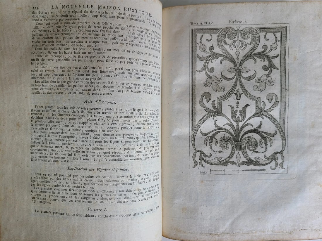 1777 2 VOLUMES antique ILLUSTRATED ANIMAL HUSBANDRY TOOLS PLANTING FORESTRY - 7