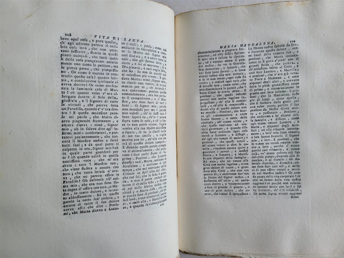 1731-1735 LIVES OF HOLY FATHERS 4 VOLUMES antique in ITALIAN VELLUM BOUND - 7