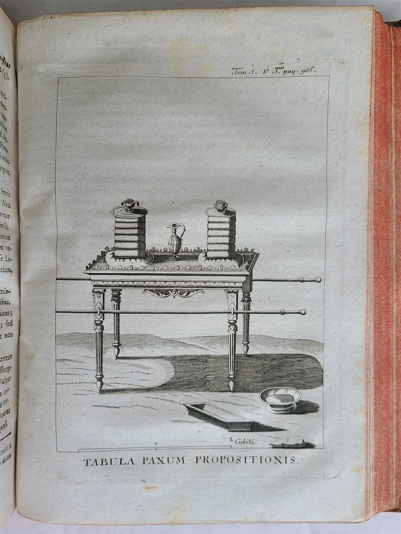 1789-92 BIBLE COMMENTARY by A. CALMET 11 VOLUMES ILLUSTRATED w/ MAPS antique - 9