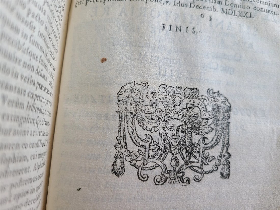 1605 HISTORY of INDIA by G. Maffei LATIN antique PIGSKIN Historiarum Indicarum - 8