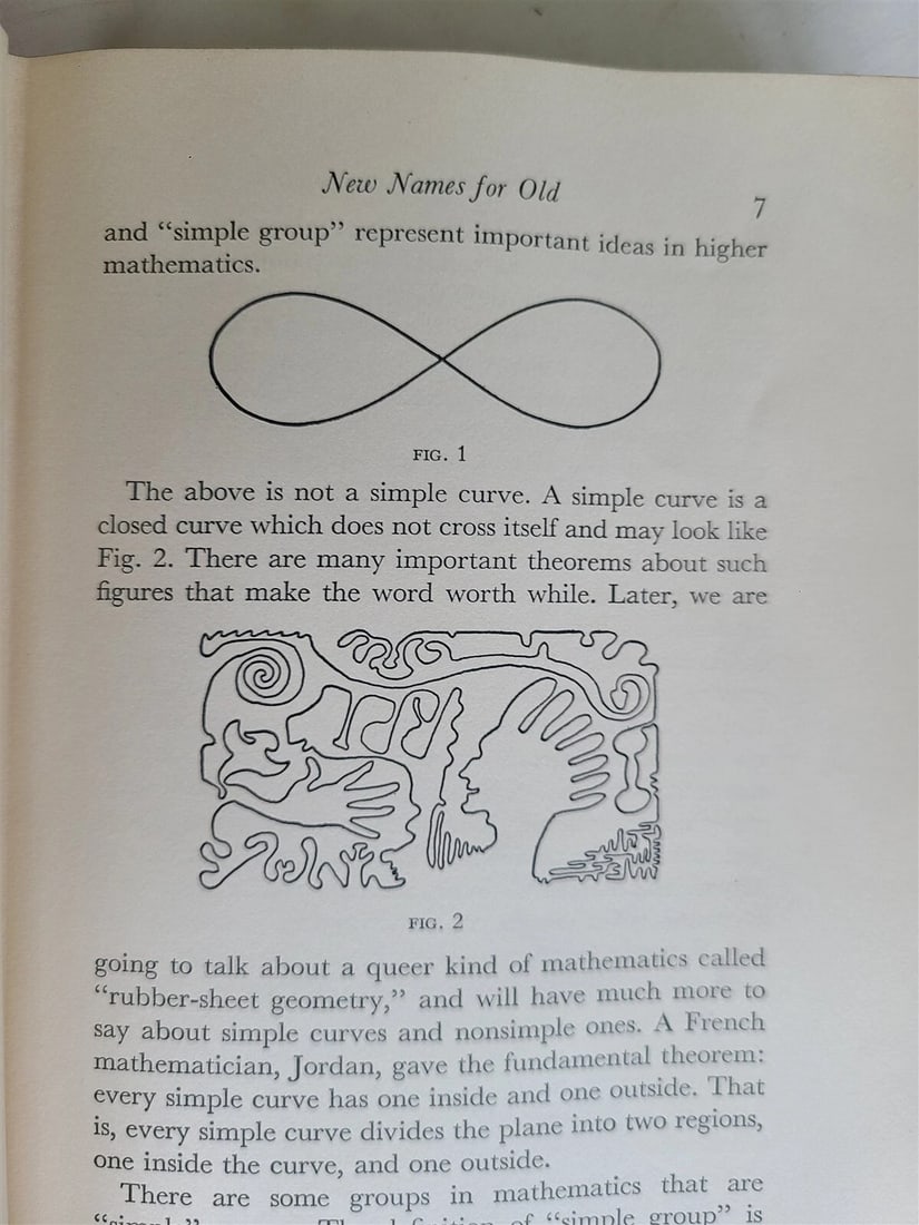 1940 MATHEMATICS and IMAGINATION by E.KASNER & J. NEWMAN vintage 1st EDITION - 5